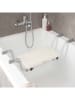 InnovaGoods 2-in-1 Anti-Rutsch-Badewannensitz in Weiß - (B)74 x (H)29 x (T)21 cm
