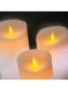 InnovaGoods 3er-Set: LED-Kerzen in Creme