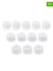 InnovaGoods Świece podgrzewacze LED (12 szt.) w kolorze białym - Ø 3,5 cm
