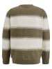 CAST IRON Pullover in Khaki/ Creme