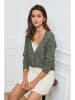 So Cachemire Cardigan "Gino" in Khaki