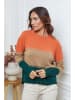 Joséfine Pullover "Lurcia" in Orange/ Beige/ Grün
