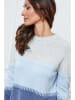 Joséfine Sweter "Lurcia" w kolorze błękitno-niebiesko-szarym