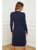 Joséfine Strickkleid "Garcy" in Blau