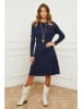 Joséfine Strickkleid "Garcy" in Blau