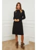 Joséfine Gebreide jurk "Garcy" zwart