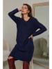 Joséfine Gebreide jurk "Mahony" donkerblauw