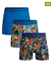 Muchachomalo 3er-Set: Boxershorts in Blau/ Bunt