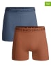 Muchachomalo 2-delige set: boxershorts blauw/oranje