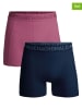 Muchachomalo 2-delige set: boxershorts roze/donkerblauw