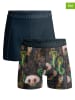 Muchachomalo 2er-Set: Boxershorts in Bunt/ Dunkelblau
