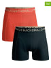 Muchachomalo 2-delige set: boxershorts oranje/groen