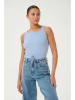 Kaffe Top w kolorze błękitnym