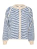 Kaffe Pullover "Vera" in Beige/ Blau