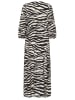 Kaffe Kleid in Creme/ Schwarz