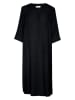 Kaffe Leinen-Kleid in Schwarz