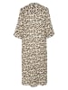 Kaffe Leinen-Kleid in Beige