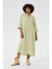 Kaffe Leinen-Kleid in Grün