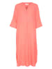 Kaffe Leinen-Kleid in Orange