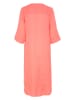 Kaffe Leinen-Kleid in Orange