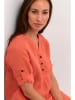 Kaffe Leinen-Kleid in Orange