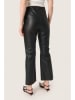 Soaked in Luxury Kunstleren broek "Kaylee" zwart