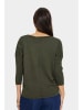 SAINT TROPEZ Pullover in Khaki