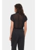 SAINT TROPEZ Bluse in Schwarz