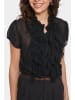 SAINT TROPEZ Bluse in Schwarz