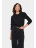SAINT TROPEZ Pullover "Mila" in Schwarz