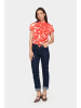 SAINT TROPEZ Bluse in Rot