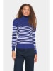 SAINT TROPEZ Rollkragenpullover in Dunkelblau