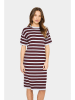 SAINT TROPEZ Kleid in Bordeaux