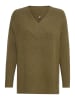 CULTURE Sweter w kolorze khaki