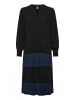 CULTURE Jurk "Betty" zwart/donkerblauw