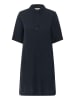 CULTURE Linnen jurk donkerblauw