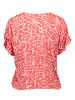 Kaffe Bluse in Rot/ Creme