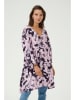 Kaffe Tuniek "Victoria" lichtroze/zwart