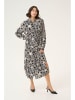Kaffe Kleid "Hannah" in Schwarz/ Weiß