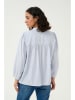 Kaffe Blouse "Milena" lichtblauw/wit