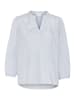 Kaffe Blouse "Milena" lichtblauw/wit