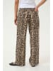 Kaffe Marlenehose "Leonora" in Beige/ Hellbraun