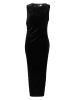 Kaffe Samtkleid in Schwarz