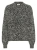 Kaffe Pullover in Schwarz/ Weiß