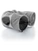InnovaGoods Katzentunnel in Grau - (L)114 x Ø25 cm