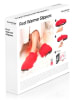 InnovaGoods Thermische pantoffels rood