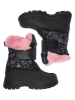 DeeZee Winterstiefel in Schwarz/ Dunkelblau/ Pink