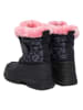 DeeZee Winterlaarzen zwart/donkerblauw/roze