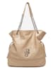 Badura Schoudertas beige - (B)34 x (H)31 x (D)10 cm