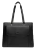 Gino Rossi Schultertasche in Schwarz - (B)39 x (H)30,5 x (T)14 cm